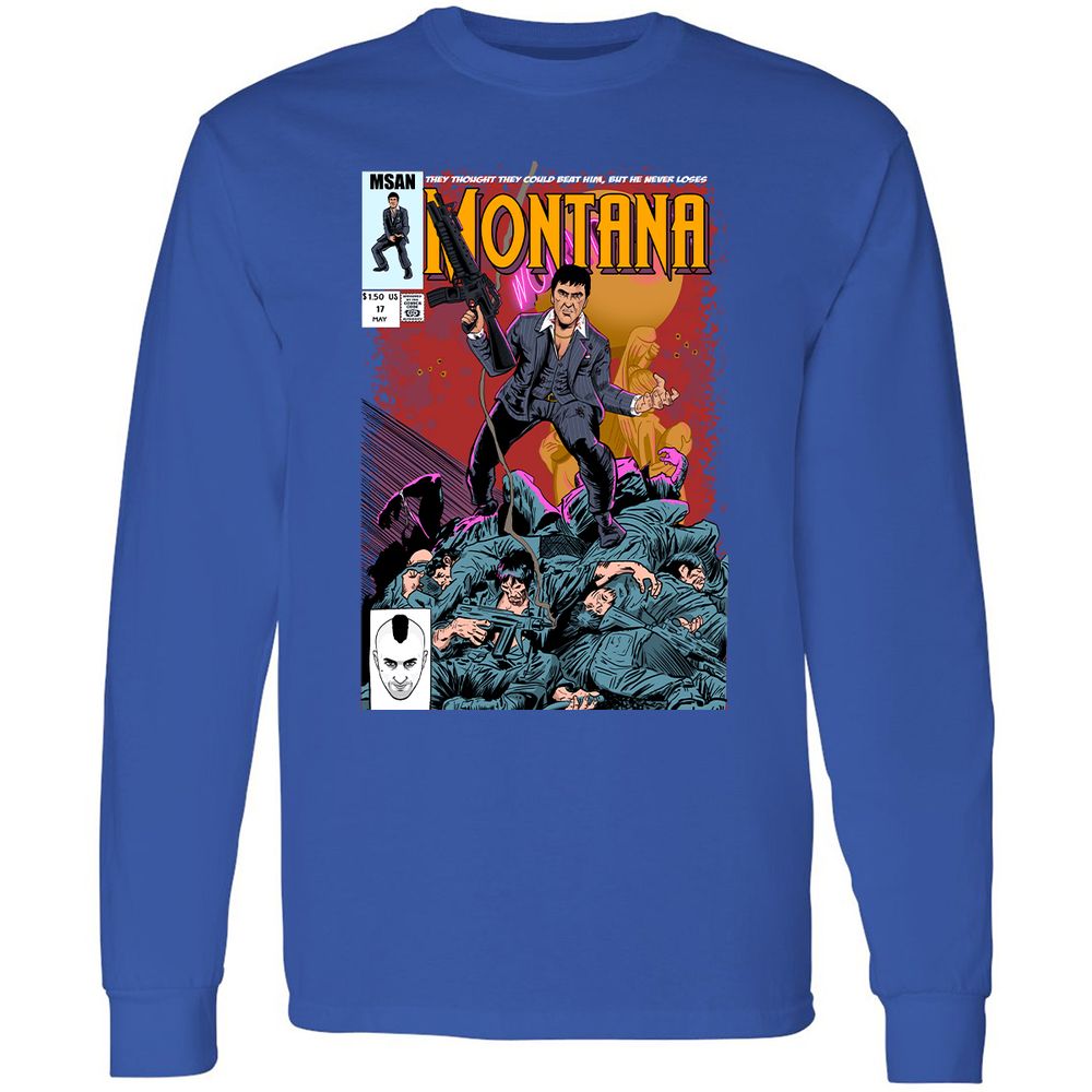 Long Sleeve T-Shirt - UDDM8AUX - Royal - 8