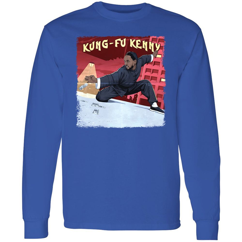 Long Sleeve T-Shirt - 1QDP6WK9 - Royal - 8