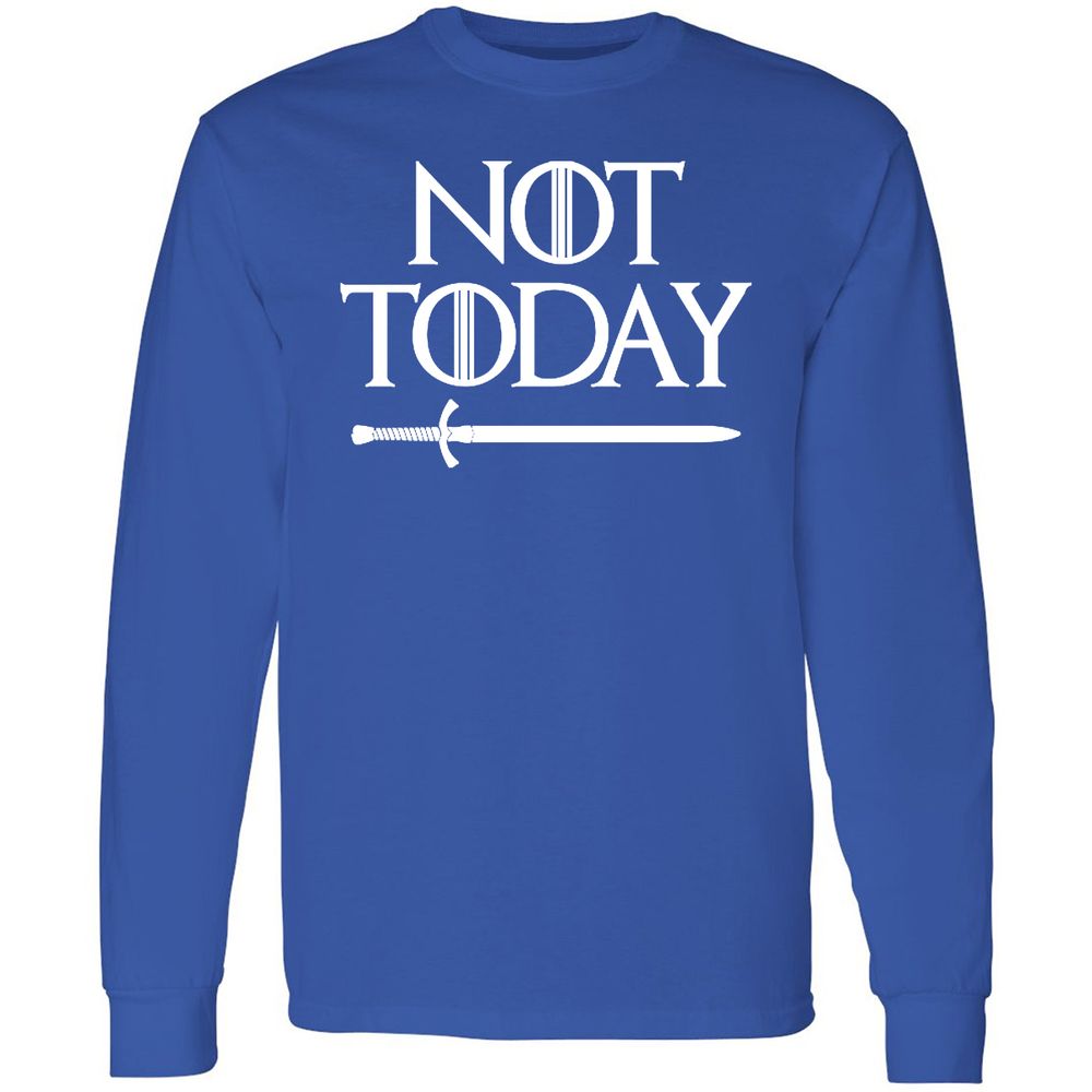 Long Sleeve T-Shirt - C67RZS65 - Royal - 8