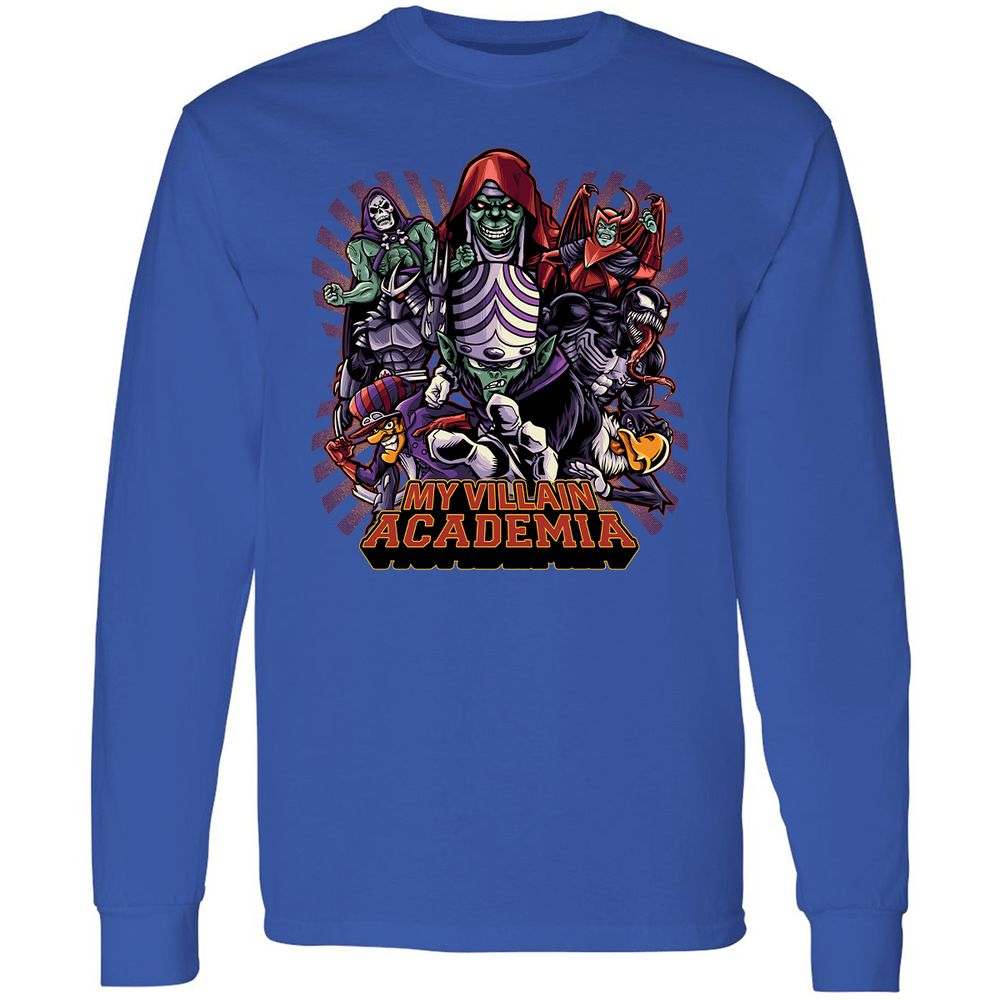 Long Sleeve T-Shirt - 7KYDWEK4 - Royal - 8