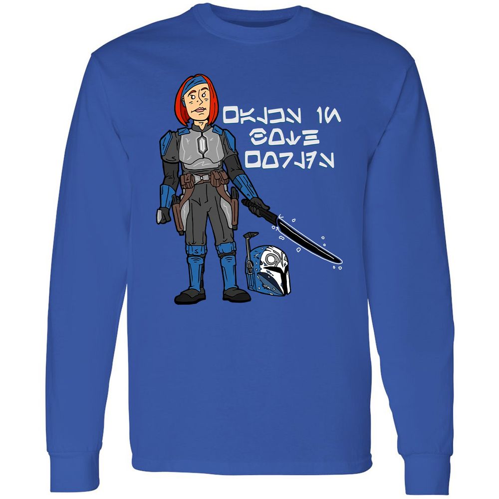 Long Sleeve T-Shirt - U84DLLX3 - Royal - 8