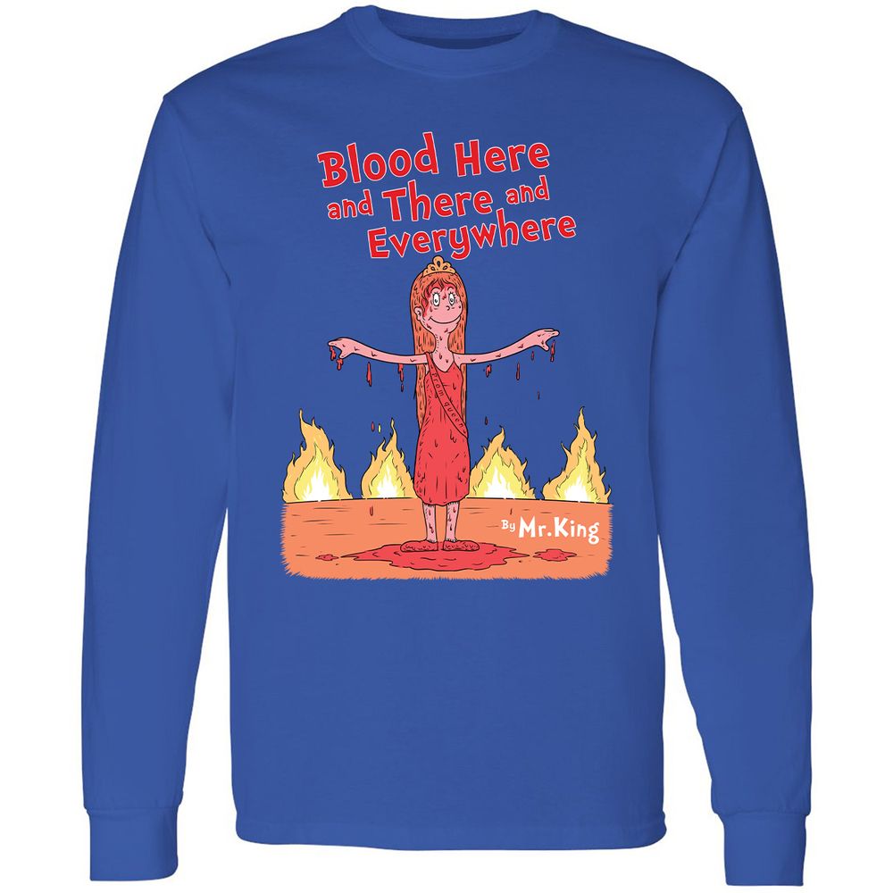 Long Sleeve T-Shirt - T9FHDWHL - Royal - 8