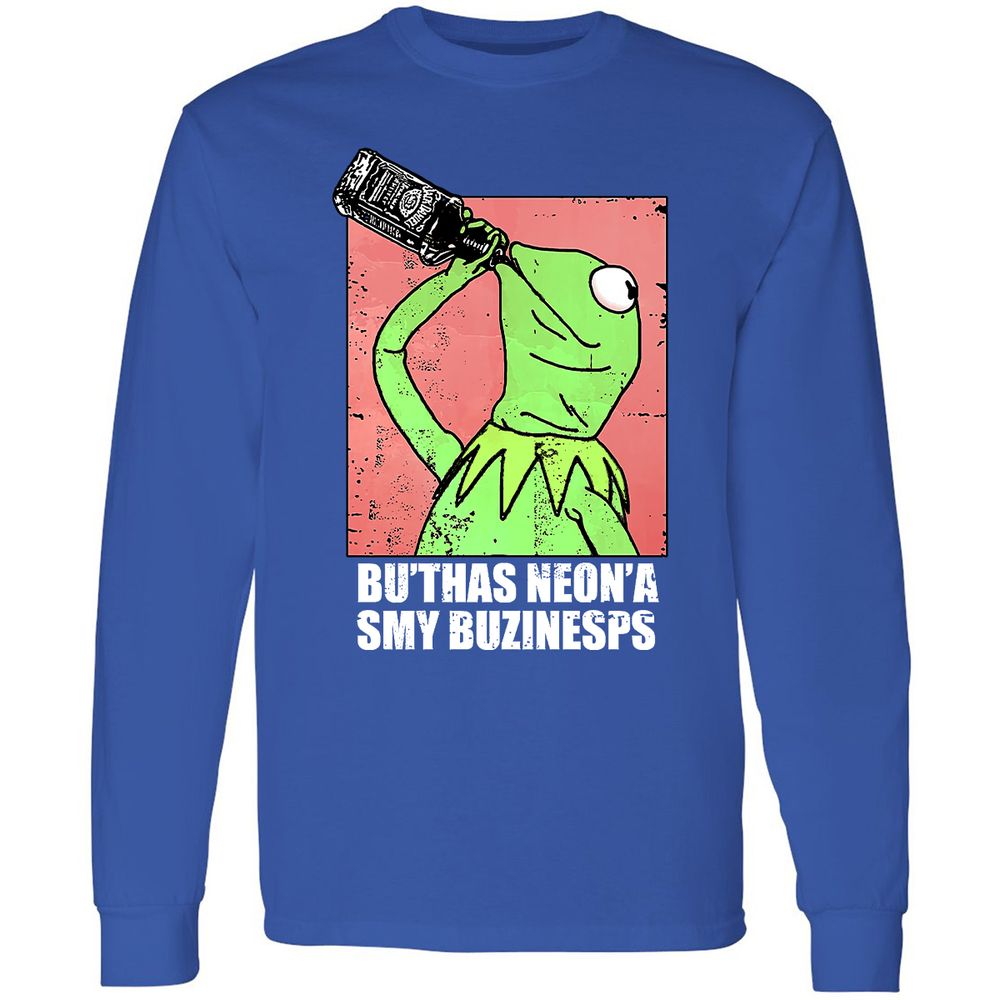 Long Sleeve T-Shirt - KYNBM7JG - Royal - 8