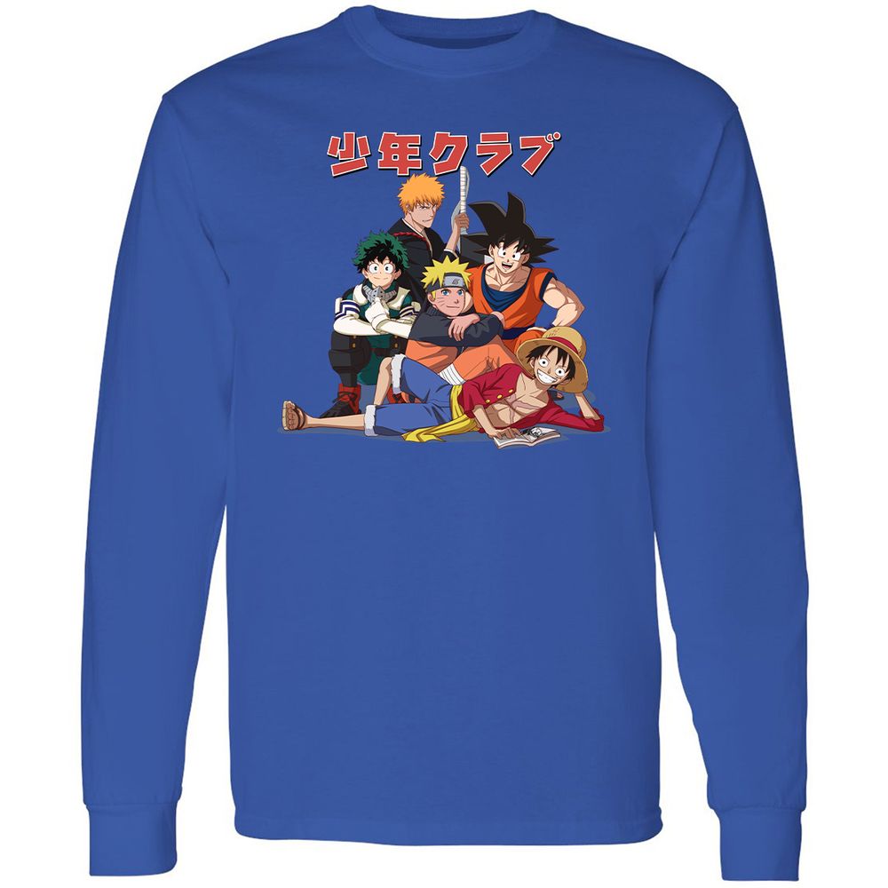 Long Sleeve T-Shirt - 1MHCVJ9D - Royal - 8