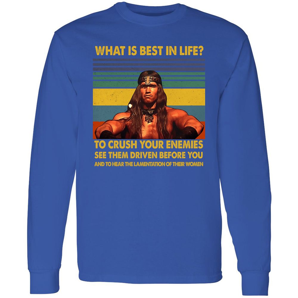 Long Sleeve T-Shirt - 2NCDYFV6 - Royal - 8