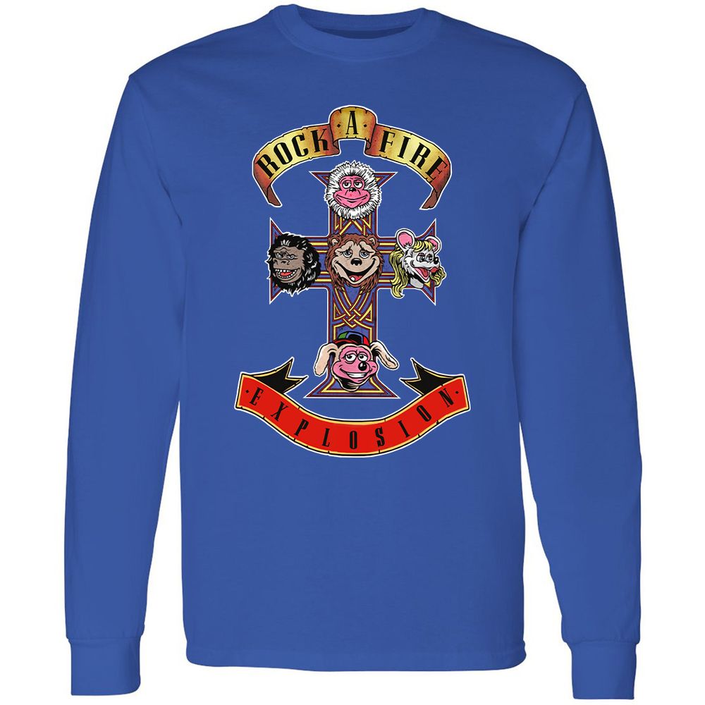 Long Sleeve T-Shirt - 1EKAPUXP - Royal - 8
