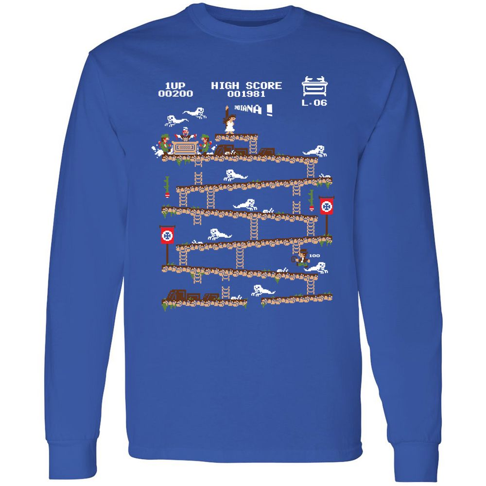 Long Sleeve T-Shirt - P38APMCR - Royal - 8