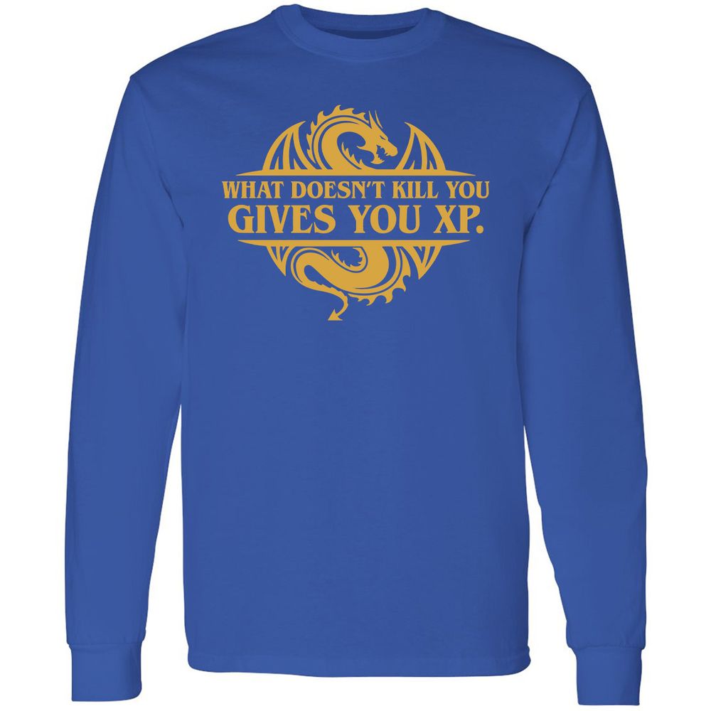 Long Sleeve T-Shirt - U6WVCS9F - Royal - 8