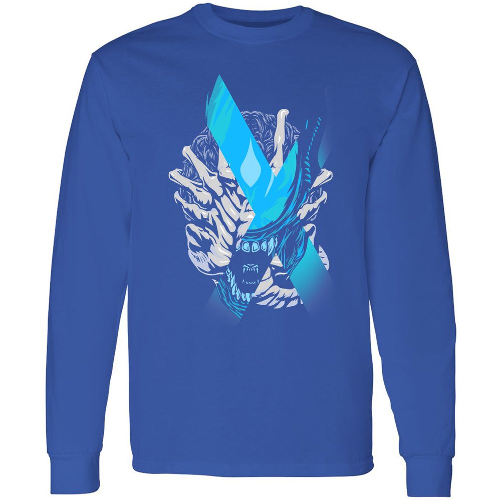 Long Sleeve T-Shirt - RWNE9YWE - Royal - 8