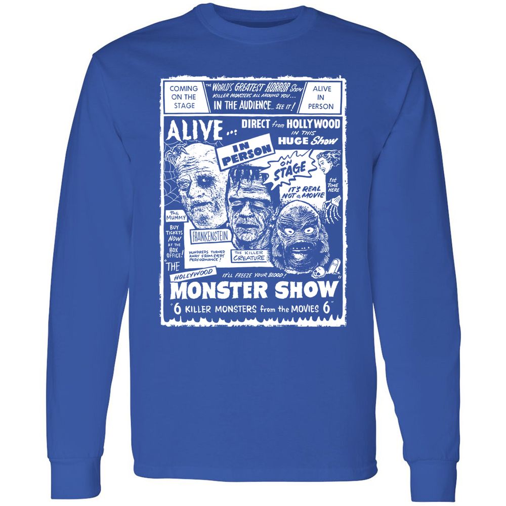 Long Sleeve T-Shirt - 2RHSZ3CL - Royal - 8