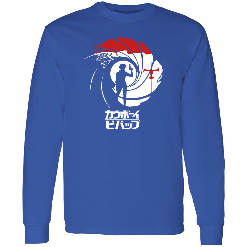 Long Sleeve T-Shirt - LCUDYUJ9 - Royal - 8