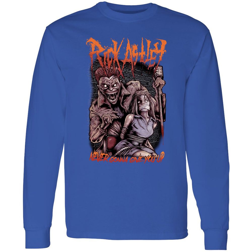 Long Sleeve T-Shirt - 4XHQL4G7 - Royal - 8