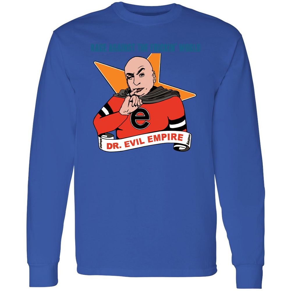 Long Sleeve T-Shirt - ZLTYEHKJ - Royal - 8