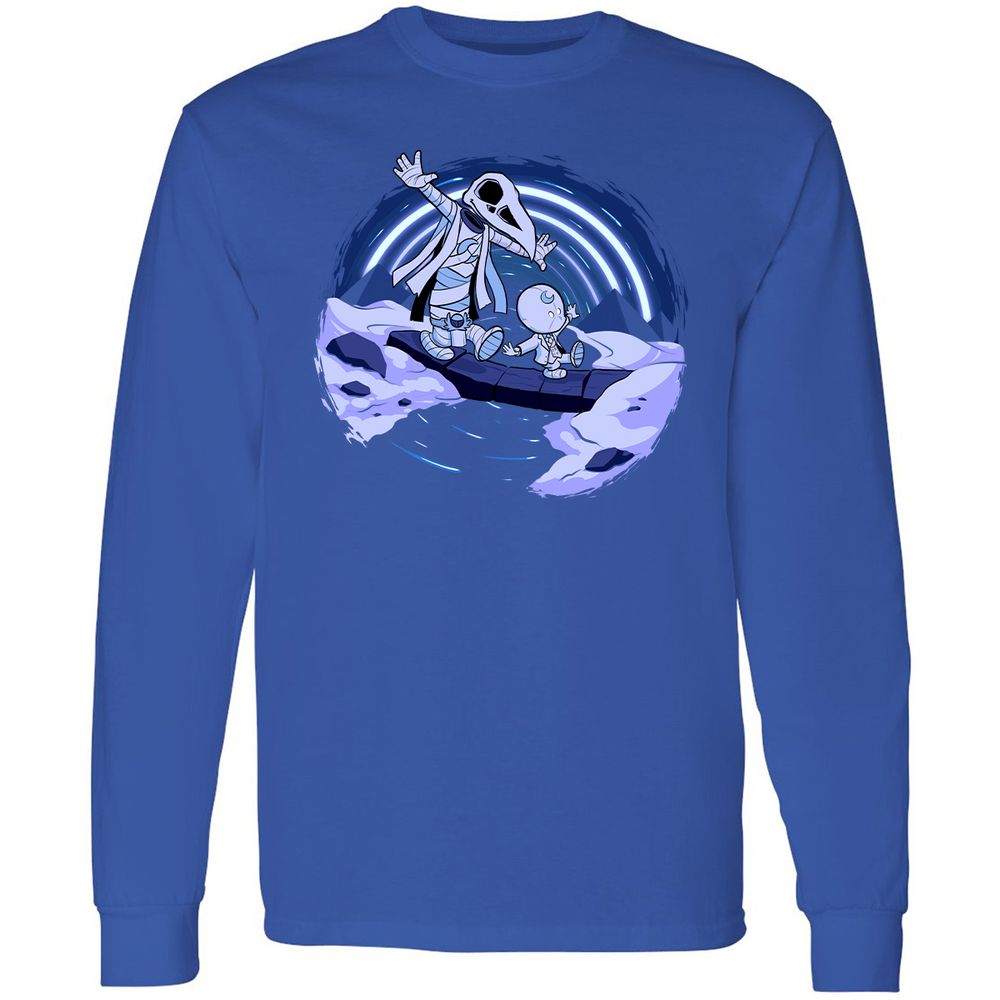 Long Sleeve T-Shirt - B9Y4VE1X - Royal - 8