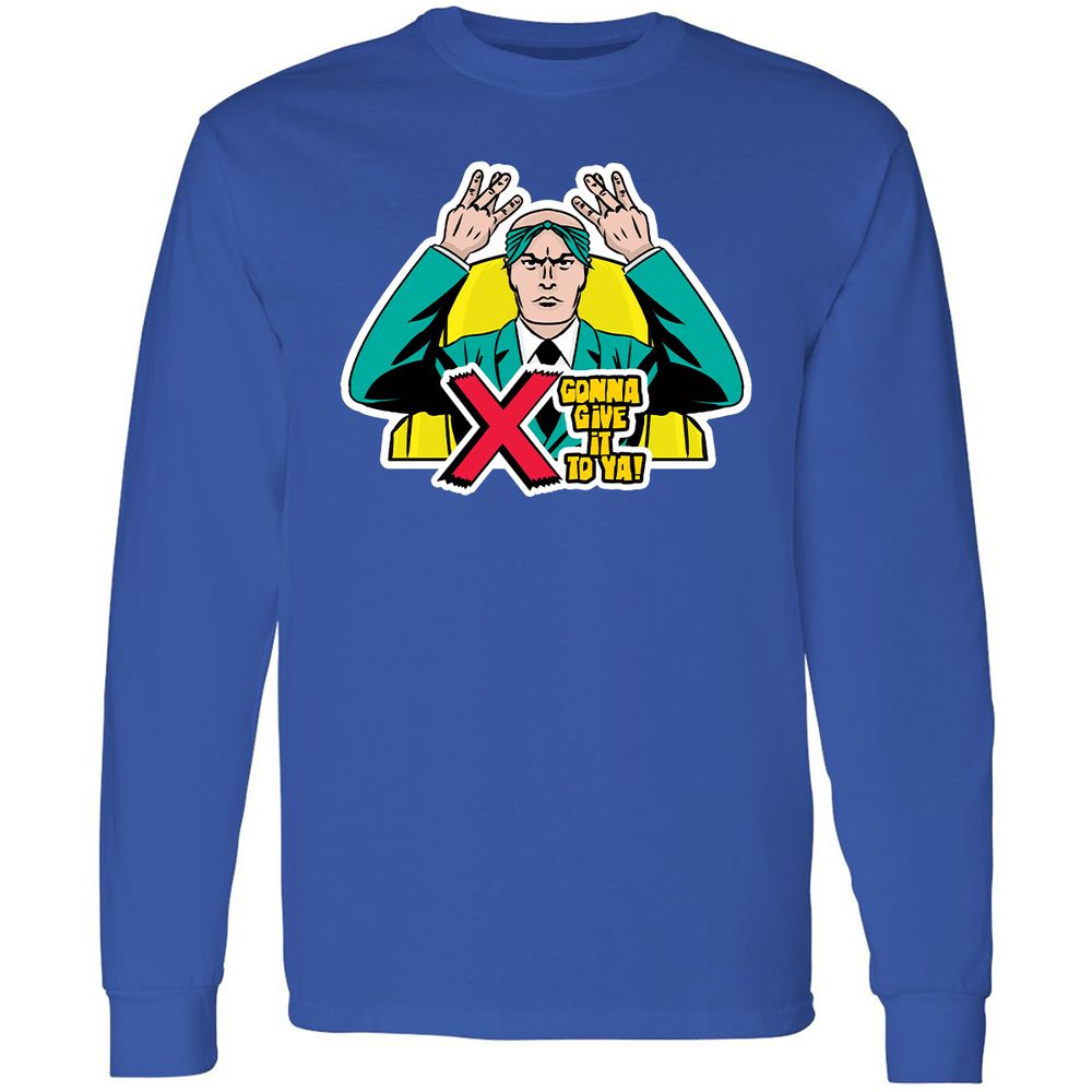 Long Sleeve T-Shirt - F941BANM - Royal - 8