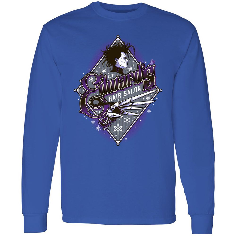 Long Sleeve T-Shirt - 29B3MA17 - Royal - 8