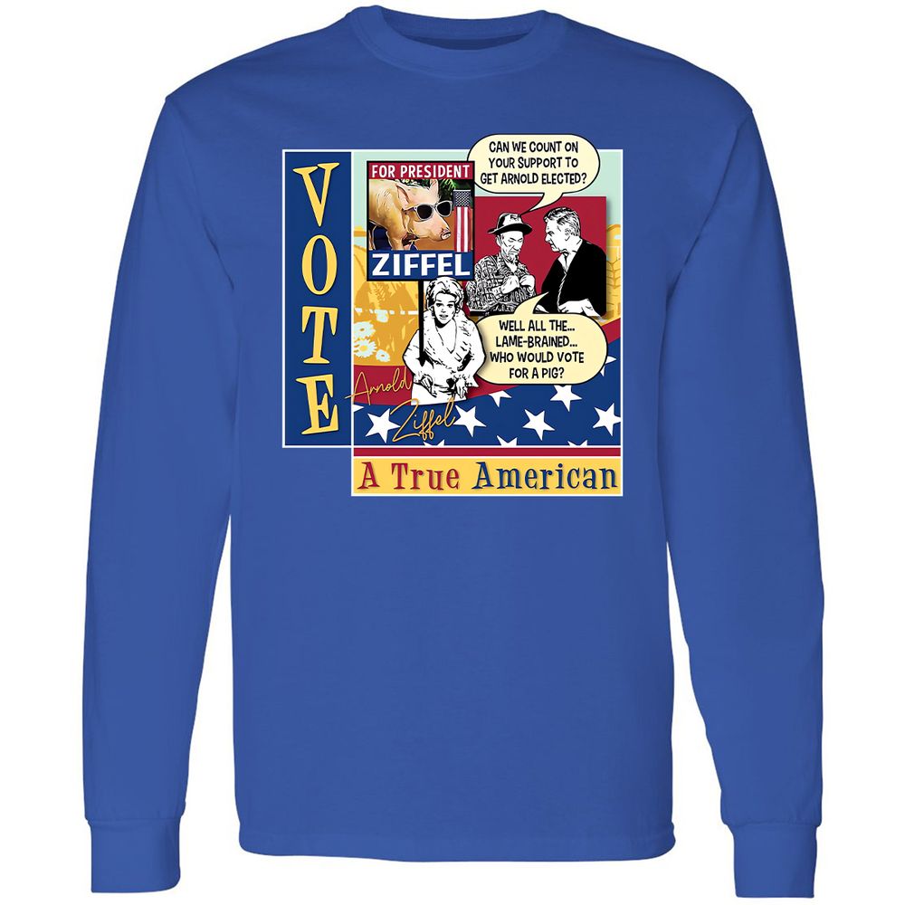Long Sleeve T-Shirt - R9LD3NWZ - Royal - 8