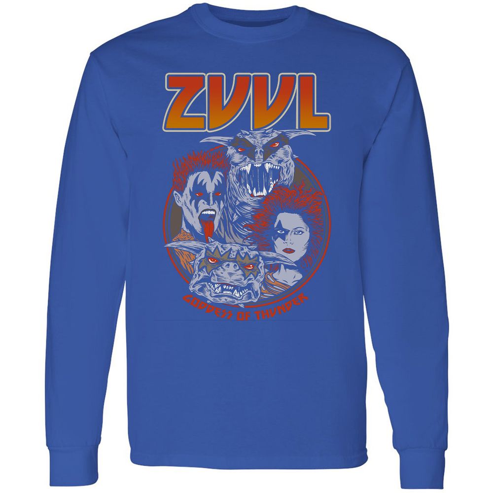 Long Sleeve T-Shirt - YES7ZBEQ - Royal - 8