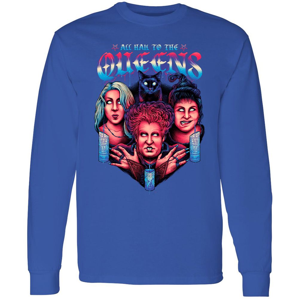 Long Sleeve T-Shirt - 8E3A5TJE - Royal - 8