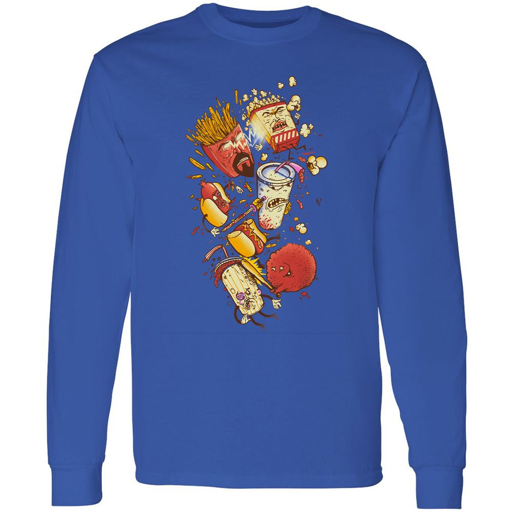 Long Sleeve T-Shirt - EK2KRGYX - Royal - 8