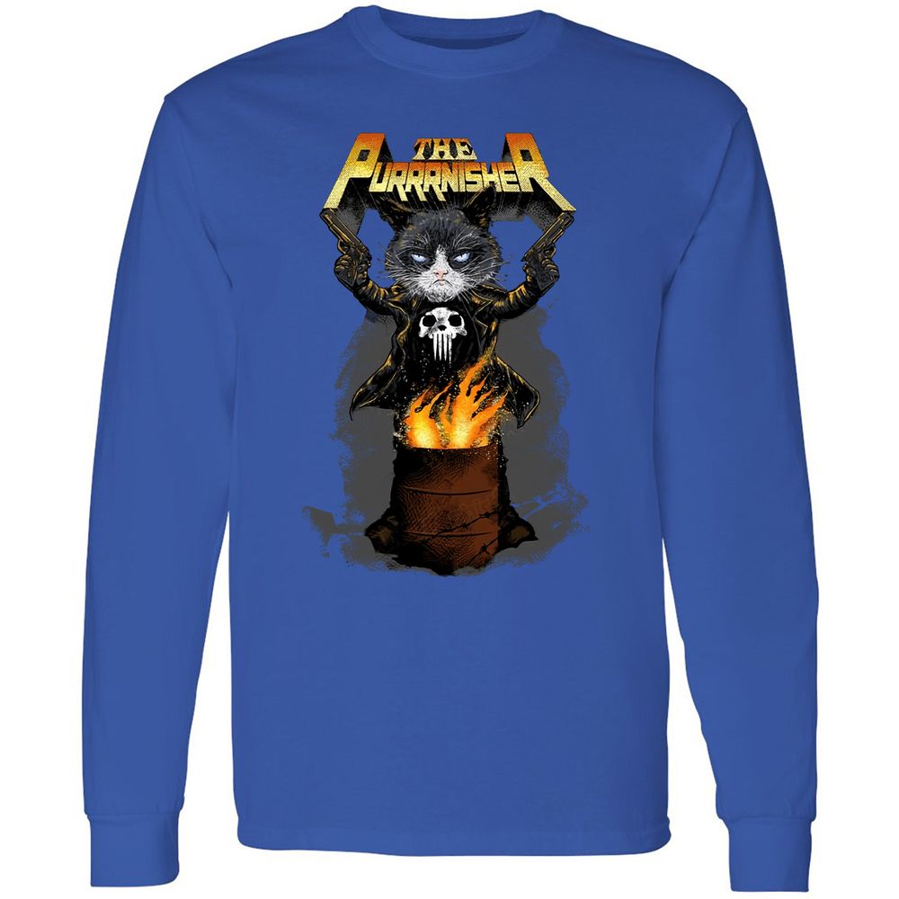 Long Sleeve T-Shirt - MPAXEZ4K - Royal - 8