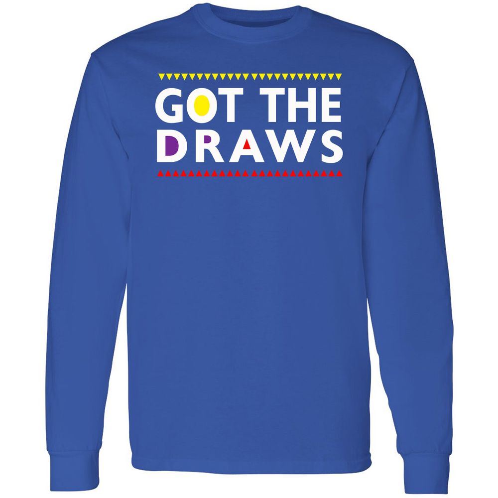 Long Sleeve T-Shirt - GMRHT8WH - Royal - 8
