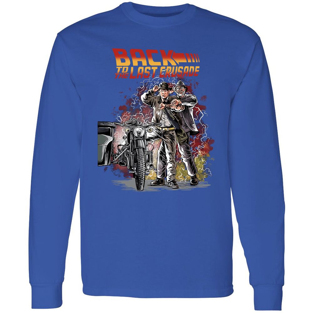 Long Sleeve T-Shirt - PKQYNBGA - Royal - 8