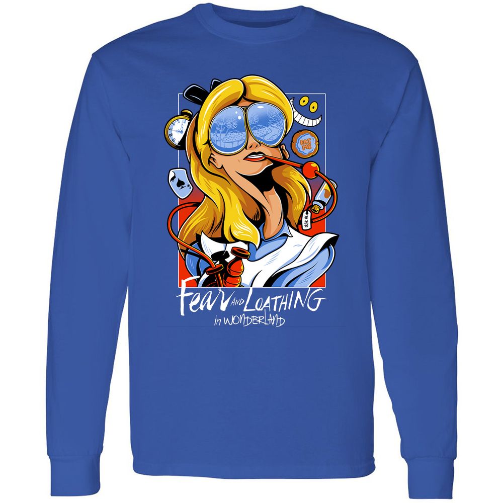 Long Sleeve T-Shirt - GC29Q91A - Royal - 8