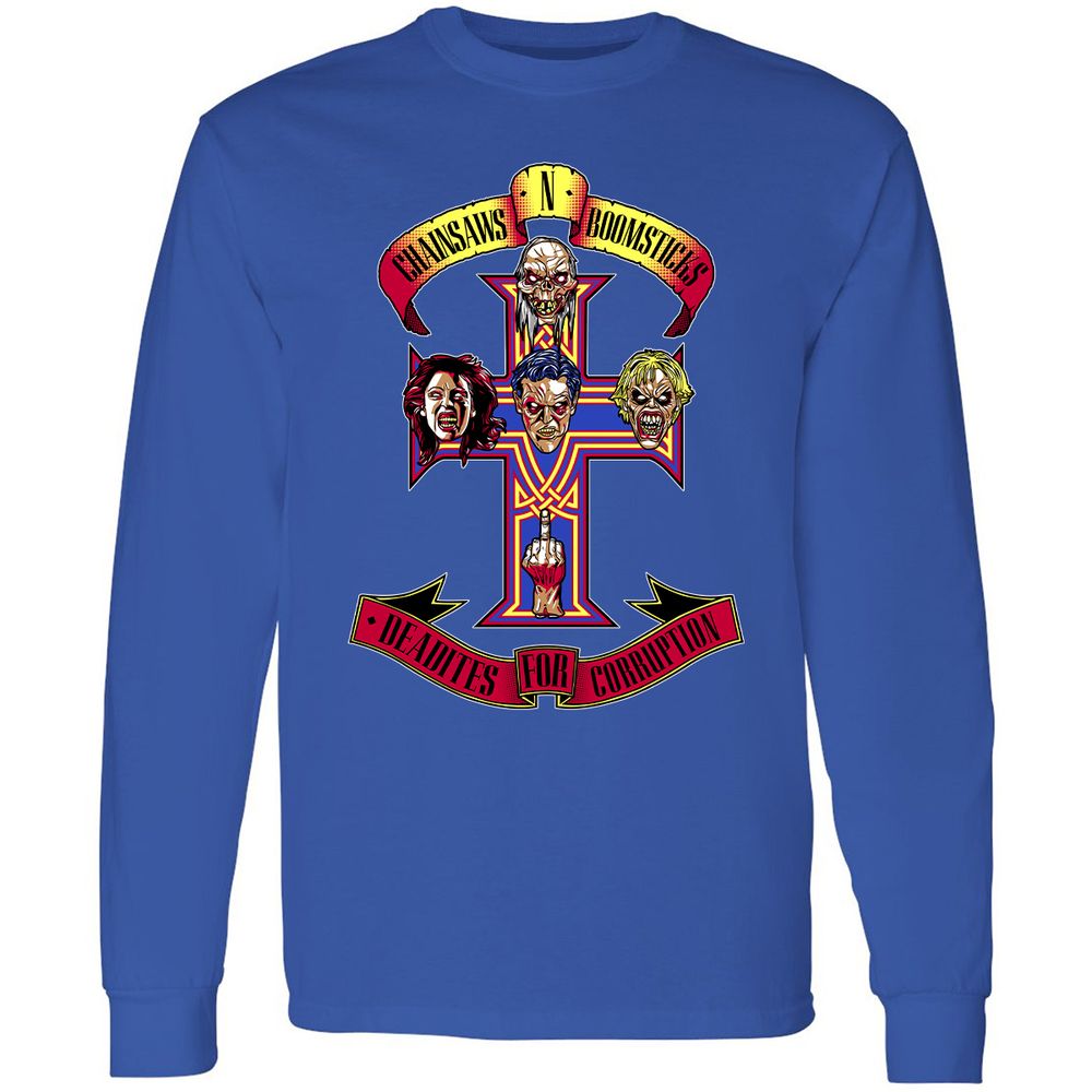 Long Sleeve T-Shirt - UQW6SSGK - Royal - 8