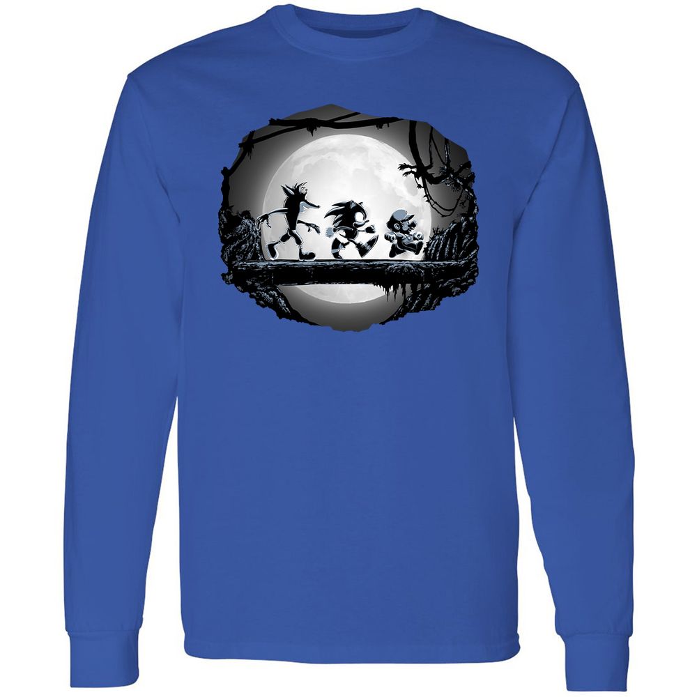 Long Sleeve T-Shirt - VYC94Z8R - Royal - 8
