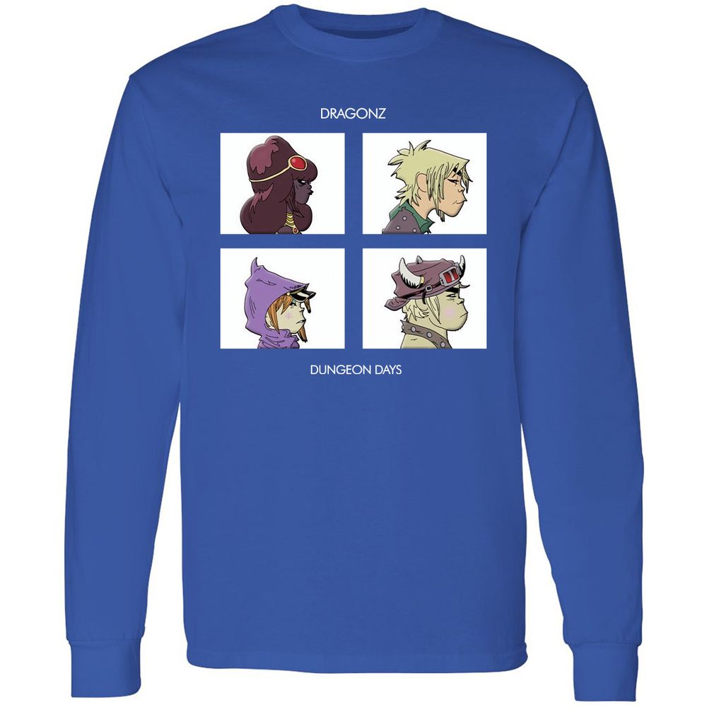 Long Sleeve T-Shirt - Q16WM5CG - Royal - 8