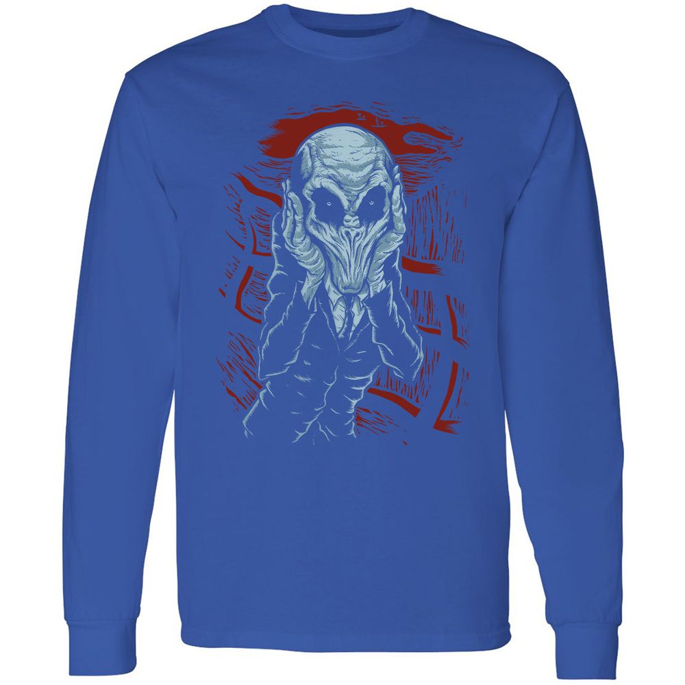 Long Sleeve T-Shirt - 5DBD1R26 - Royal - 8