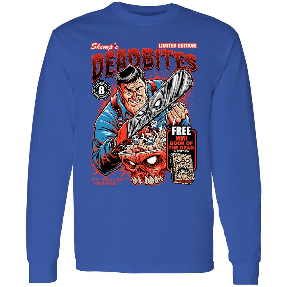 Long Sleeve T-Shirt - 1PSD3AKW - Royal - 8