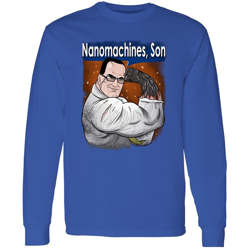 Long Sleeve T-Shirt - 7NJSHEGK - Royal - 8