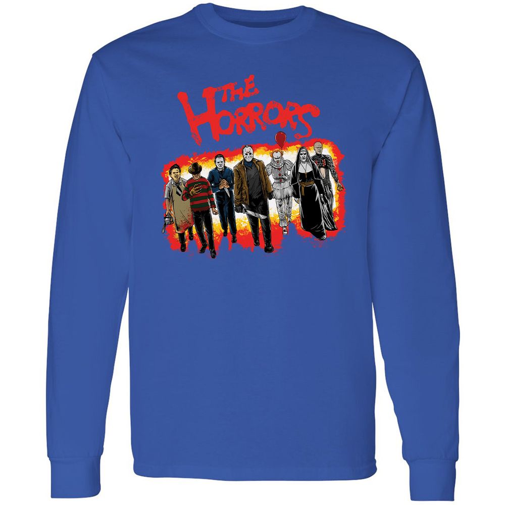Long Sleeve T-Shirt - 98S7D8GK - Royal - 8