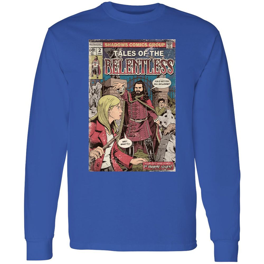 Long Sleeve T-Shirt - ALLQZLDL - Royal - 8