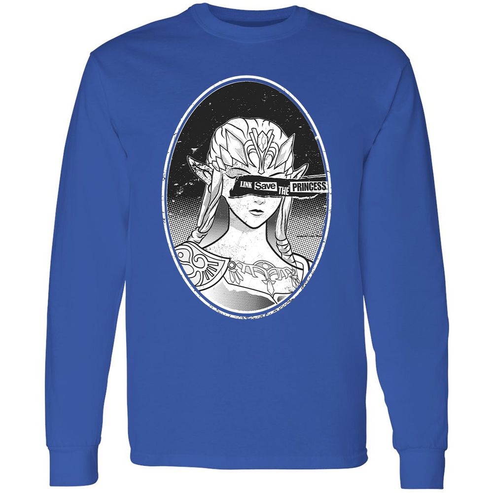 Long Sleeve T-Shirt - CL9VX4MZ - Royal - 8
