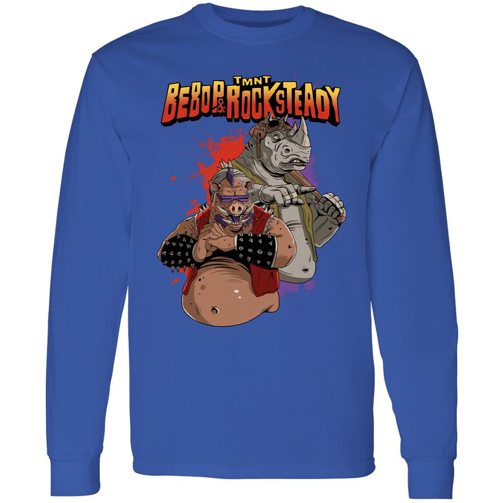 Long Sleeve T-Shirt - VQTGAFCY - Royal - 8