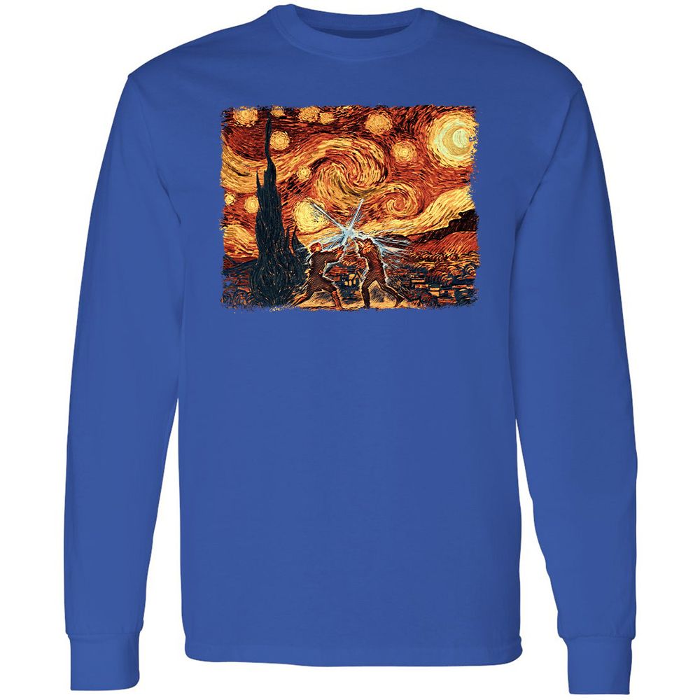 Long Sleeve T-Shirt - AEUY4QYJ - Royal - 8