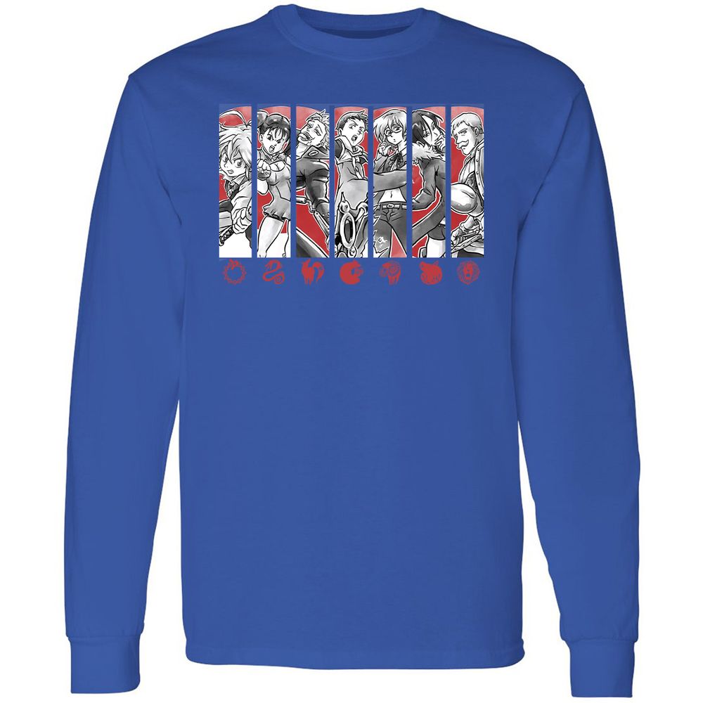 Long Sleeve T-Shirt - P81RMQZZ - Royal - 8