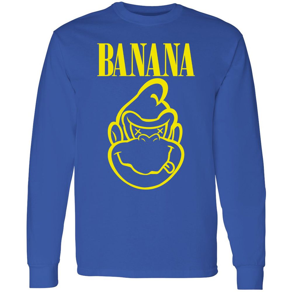 Long Sleeve T-Shirt - QD6Q7JWN - Royal - 8