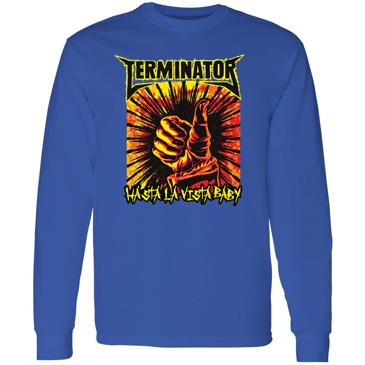 Long Sleeve T-Shirt - N4LPKCVM - Royal - 8