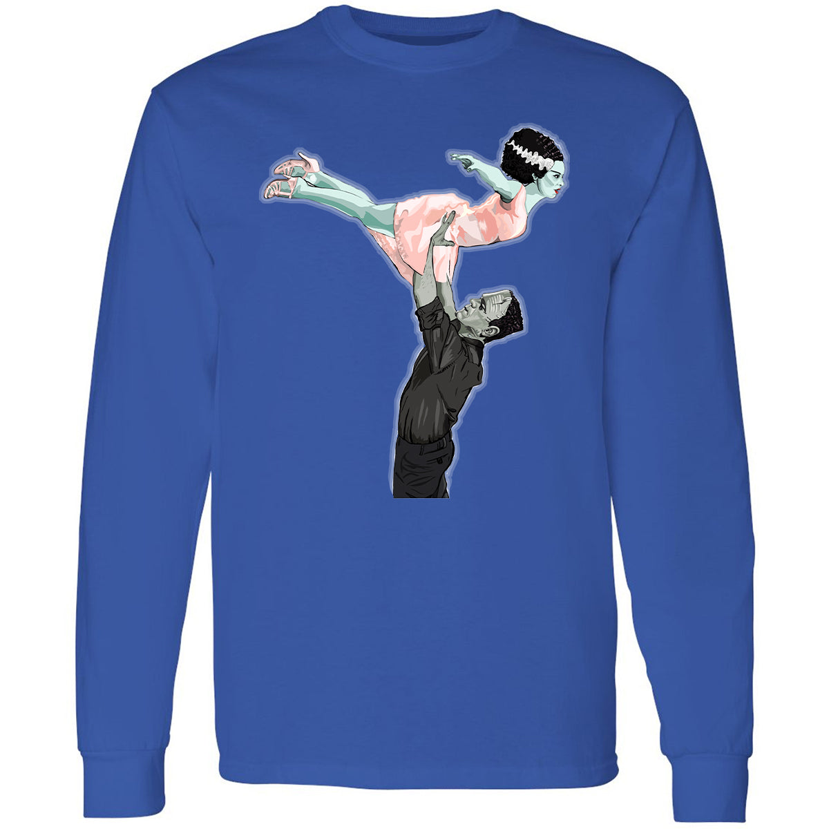 Long Sleeve T-Shirt - PF1D65JT - Royal - 8