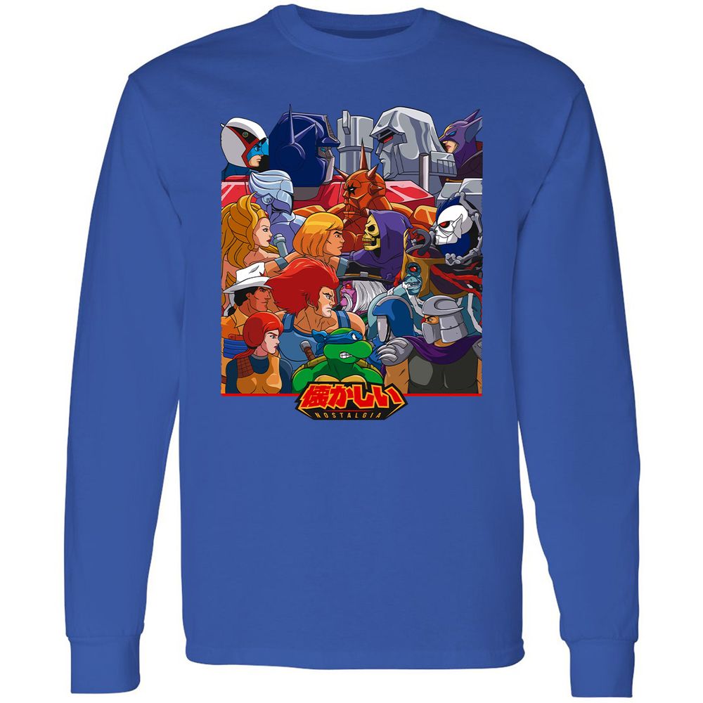 Long Sleeve T-Shirt - EFUW5U3X - Royal - 8