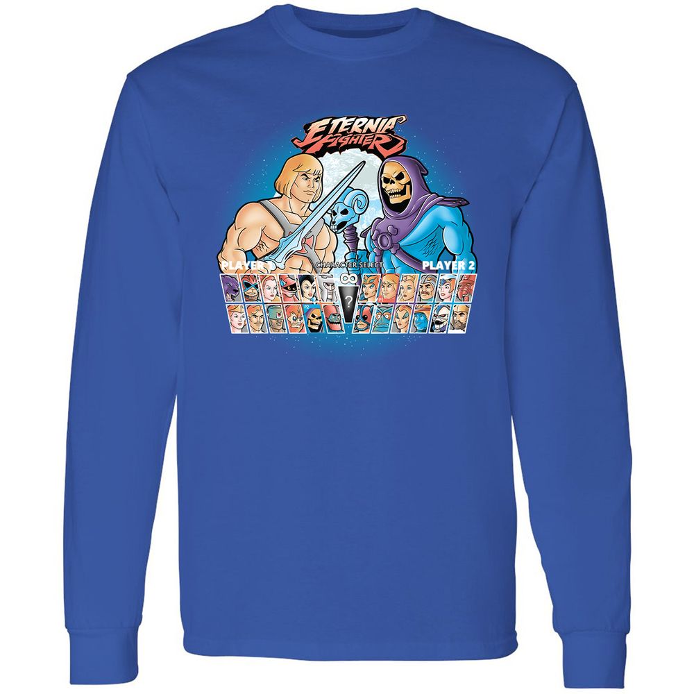 Long Sleeve T-Shirt - 9T93UJM5 - Royal - 8