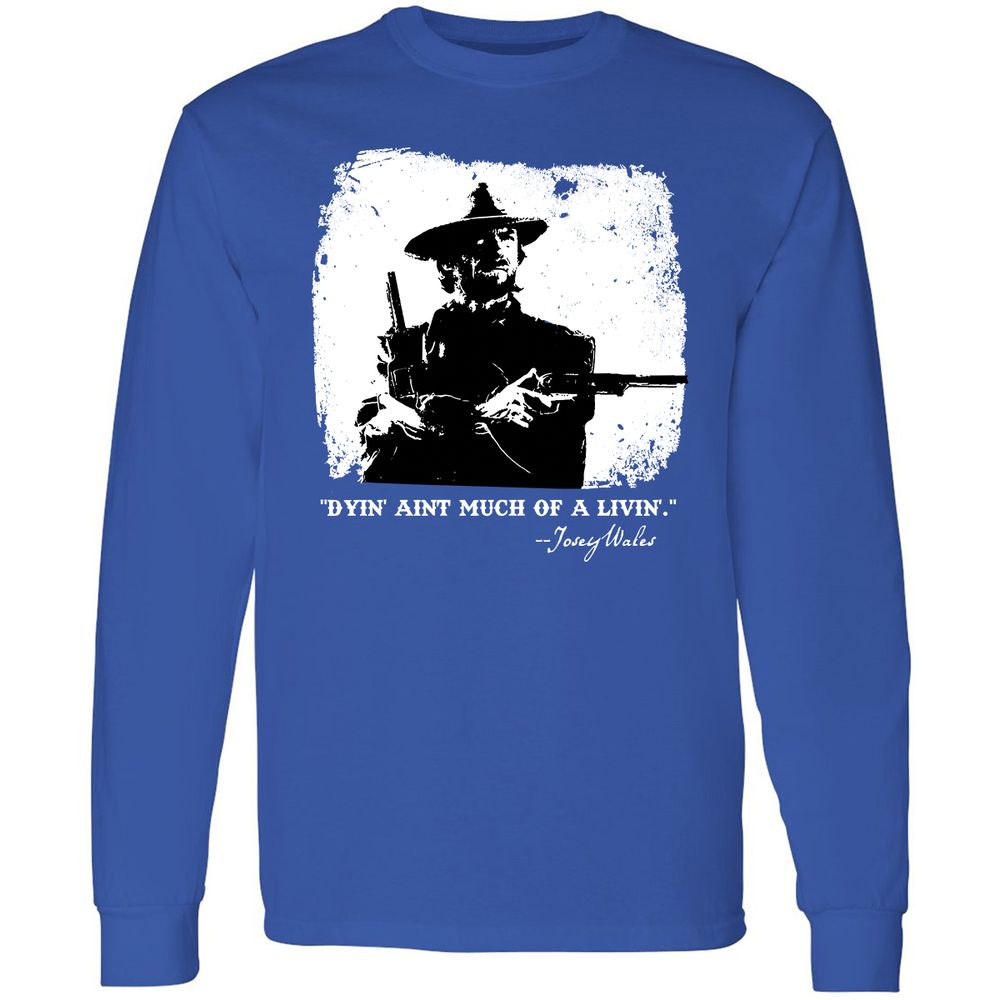 Long Sleeve T-Shirt - 8AY1JKTQ - Royal - 8
