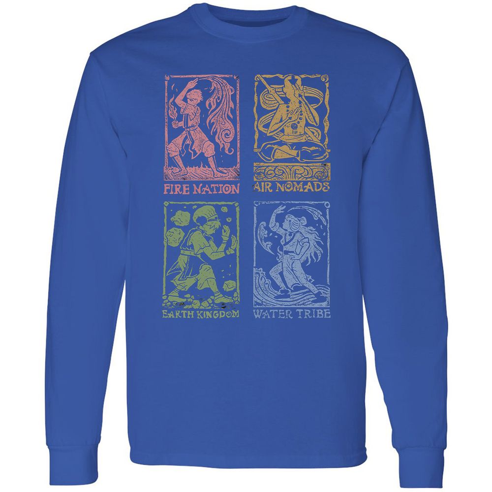 Long Sleeve T-Shirt - C1BBY1W1 - Royal - 8