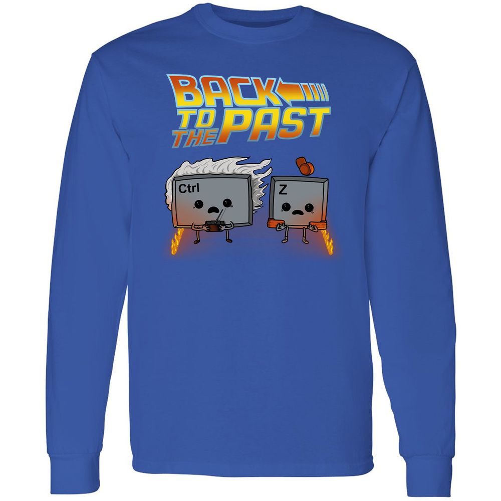 Long Sleeve T-Shirt - KKGVUZ6W - Royal - 8