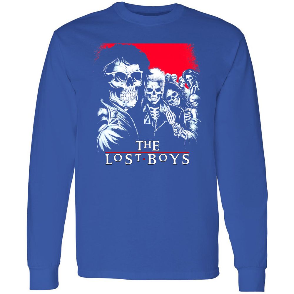 Long Sleeve T-Shirt - QAPFCEPJ - Royal - 8