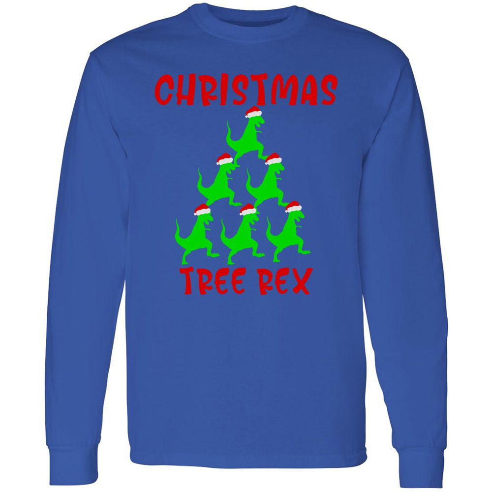 Long Sleeve T-Shirt - 3BF63QZW - Royal - 8